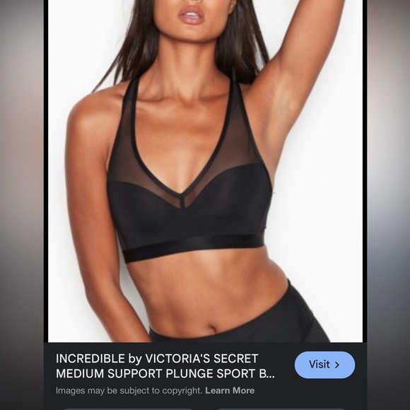 Incredible by Victoria's Secret medium support Mesh Sports Bra 32ddd set of 3 - Picture 11 of 11